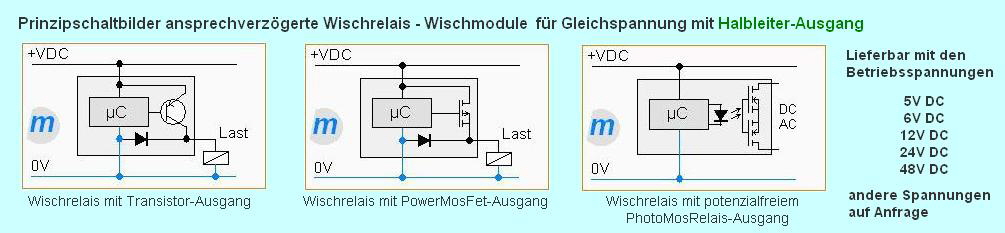 Wischrelais anzugsverzgert DC